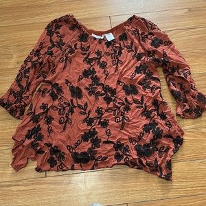 Forgotten Grace Embroidered Top